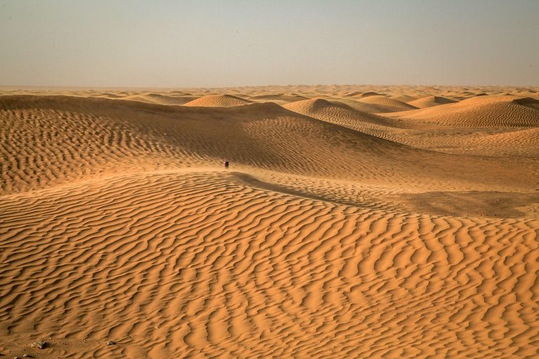 deserto tunisino, punto di rotta