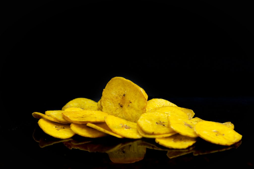 platano fritto, platano a rondelle fritto, punto di rotta