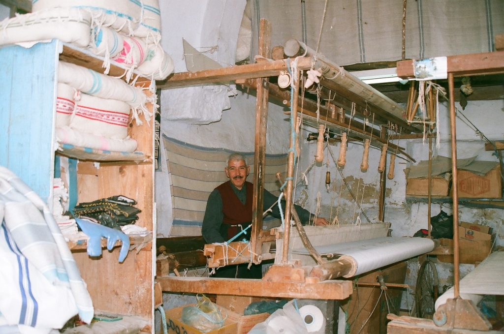 artigianato tunisia, artigiano, punto di rotta