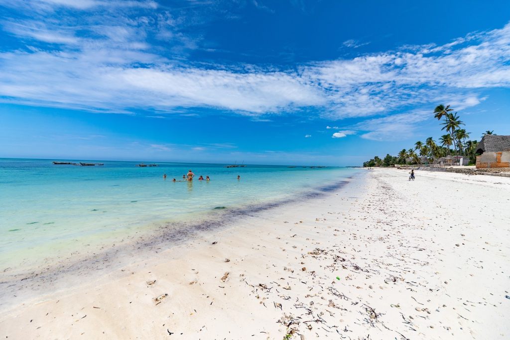escursioni zanzibar, spiaggia, punto di rotta