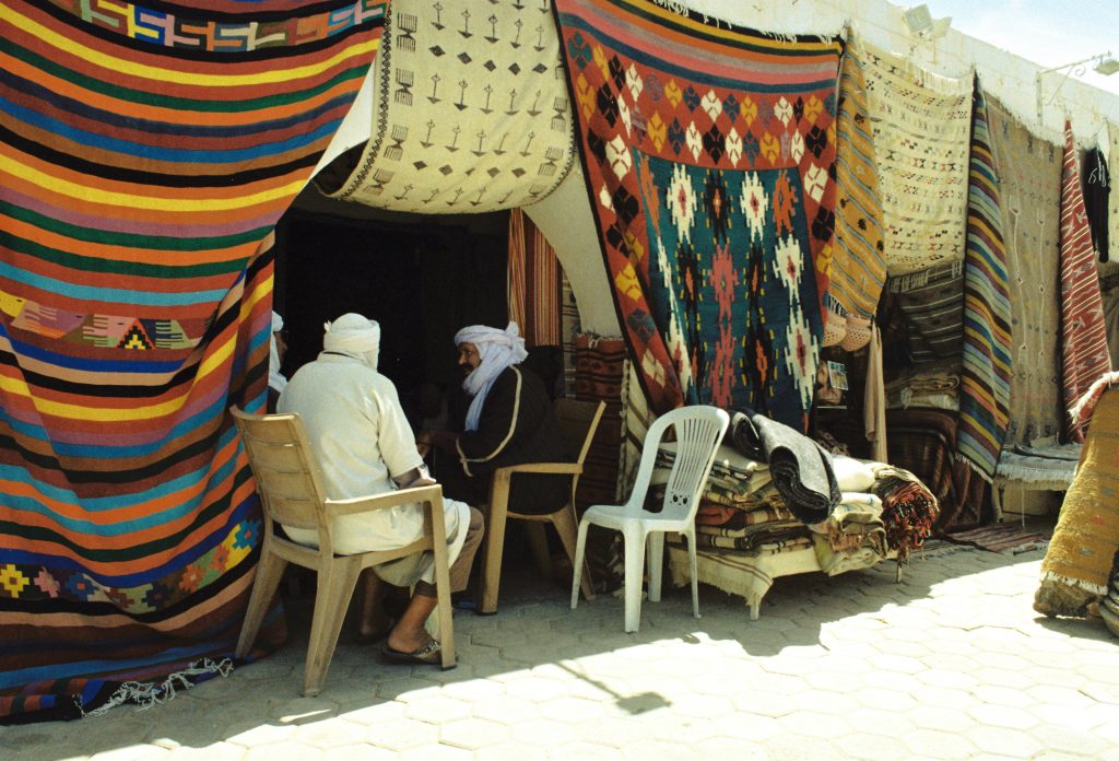 tradizioni berbere Djerba, due berberi, punto di rotta