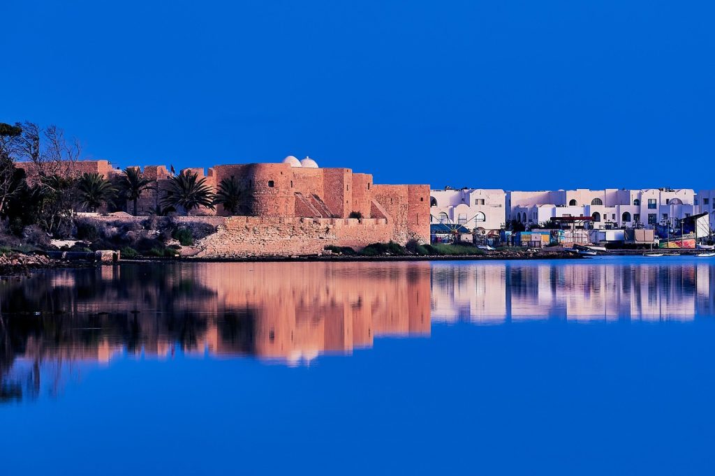 isola di djerba, fortezza di houmt souk, punto di rotta