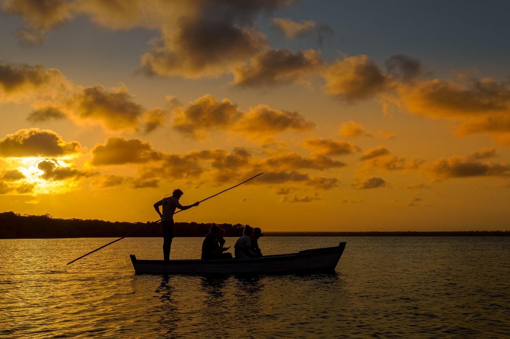 migliori spiagge del kenya, tramonto, punto di rotta
