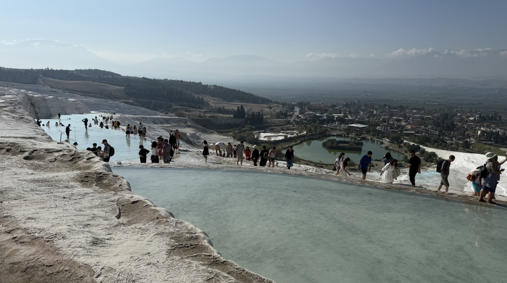 pamukkale turchia, cascate, punto di rotta