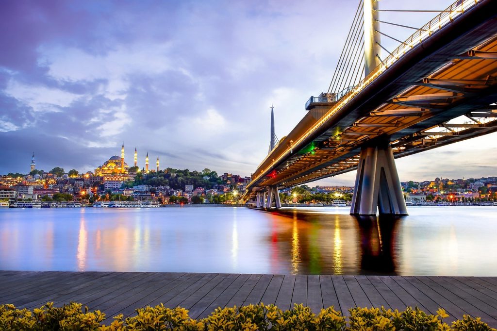 tour di istanbul in 5 giorni, ponte, punto di rotta