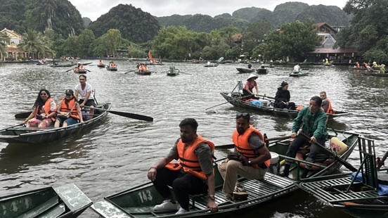 cosa vedere in vietnam, barche sampan, punto di rotta